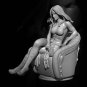 1/24 Resin Figure Model Kit Sexy Girl SuperHero Shooter Unpainted Unassembled