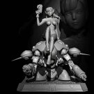 1/24 Resin Figure Model Kit Space Sexy Girl and Robot CyberPunk Unpainted
