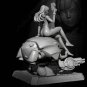 1/24 Resin Figure Model Kit Space Sexy Girl and Robot CyberPunk Unpainted