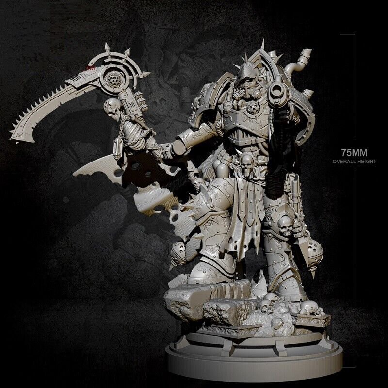 1/24 75mm Resin Model Kit Warrior Ravager Hunter Post Apocalypse Unpainted X0185