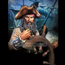 1/10 Bust Resin Figure Model Kit Pirate Navigator Captain Unpainted Unassambled