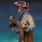 1/10 Bust Resin Figure Model Kit Pirate Navigator Captain Unpainted Unassambled