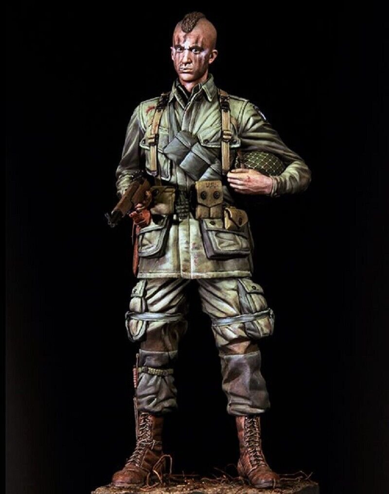 1/9 200mm Resin Figure Model Kit US Soldier Paratrooper WWII Unpainted X0249