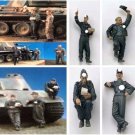 1/35 Resin Figure Model Kit German Soldiers Tank Crew WWII Unpainted Unassambled