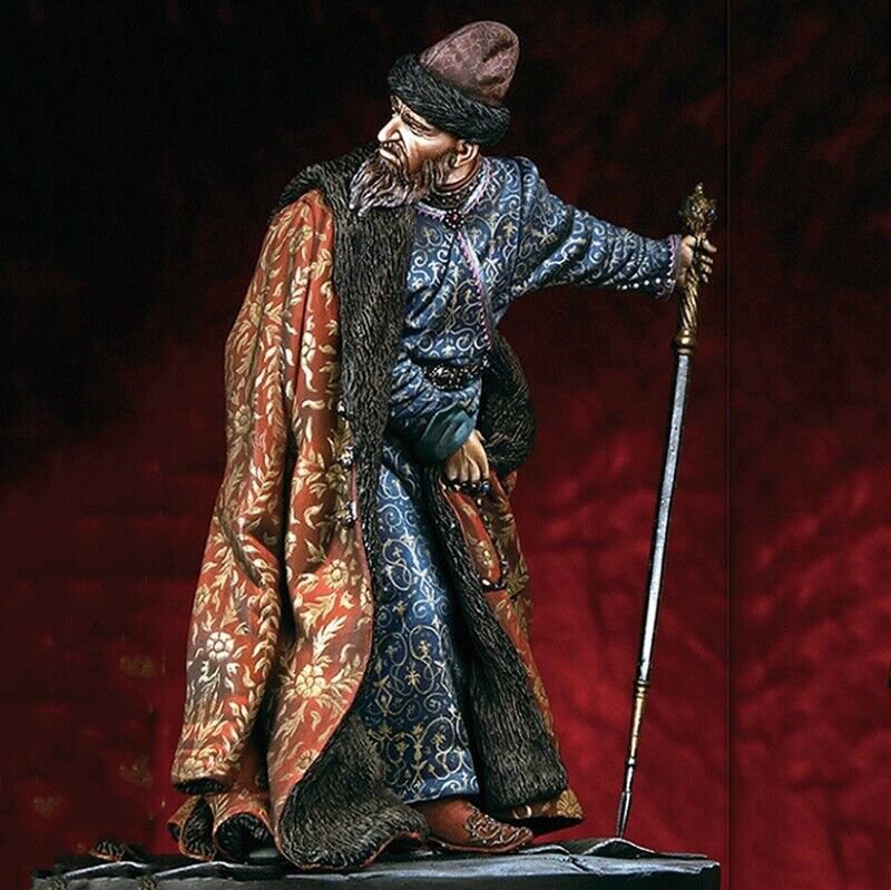 1/18 Resin Figure Model Kit Ivan Grosniy Russian King Unpainted Unassambled