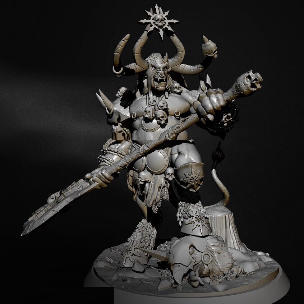1/24 Resin Figure Model Kit Warrior Demon Tauren Unpainted Unassambled