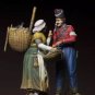 1/24 75mm Resin Figure Model Kit Russian Cossacks in Paris Unpainted Unassambled