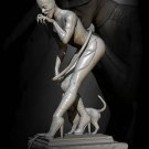 1/24 75mm Resin Figure Model Kit Sexy Girl SuperHero Catwoman Unpainted