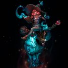 1/24 Resin Figure Model Kit Sexy Girl Female Wizard Witch Unpainted Unassembled
