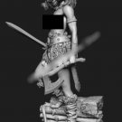1/24 75mm Resin Figure Model Kit Sexy Girl Barbarian Viking Warrior Unpainted
