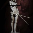 1/24 75mm Resin Figure Model Kit Modern Sexy Girl Samurai CyberPunk Unpainted