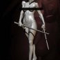 1/24 75mm Resin Figure Model Kit Modern Sexy Girl Samurai CyberPunk Unpainted