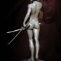 1/24 75mm Resin Figure Model Kit Modern Sexy Girl Samurai CyberPunk Unpainted
