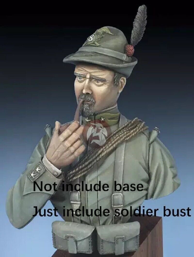 1/10 BUST Resin Figure Model Kit WWI Officer Soldier Unpainted Unassambled