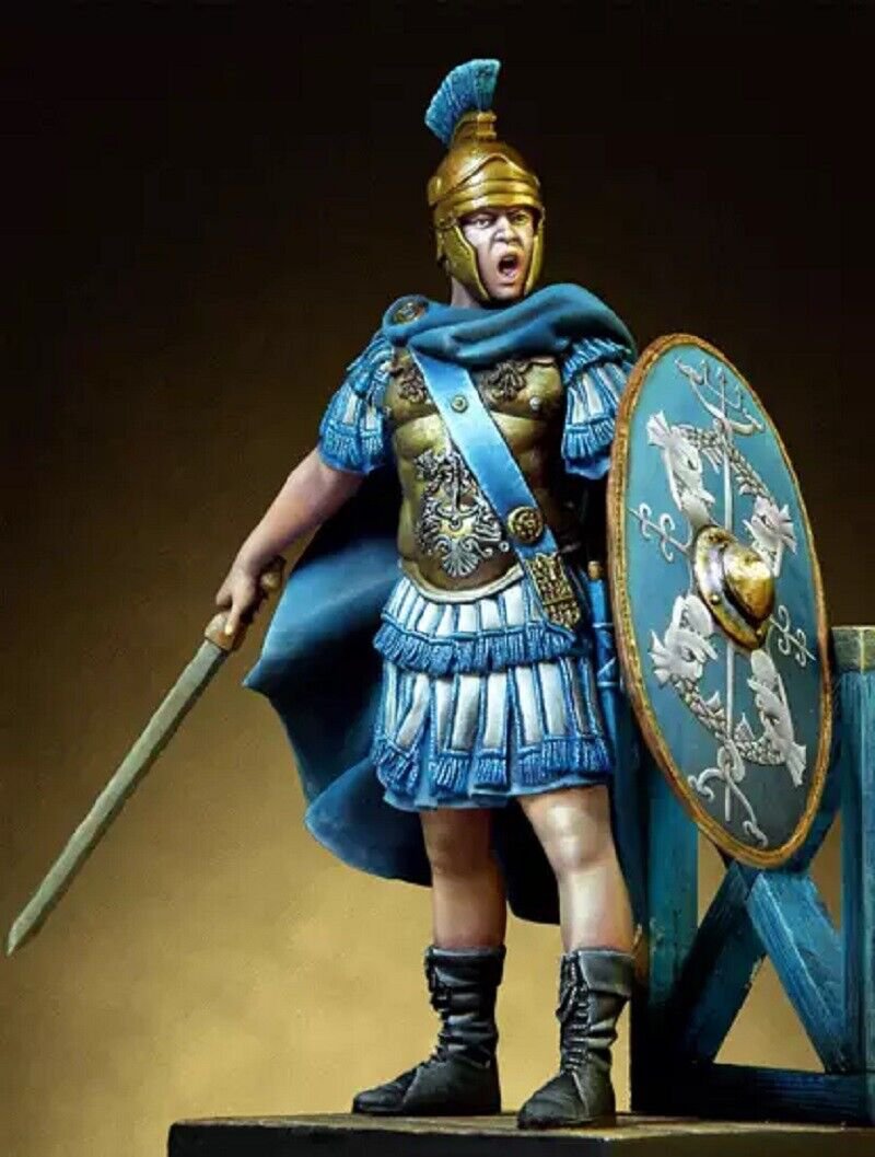 1/24 75mm Resin Figure Model Kit Roman General Warrior Unpainted Unassambled