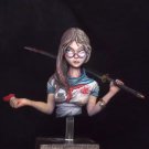 1/12 Resin Figure Model Kit BUST Sexy Girl with Samurai Sword Fantasy Unpainted