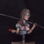 1/12 Resin Figure Model Kit BUST Sexy Girl with Samurai Sword Fantasy Unpainted