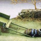 1/35 Resin Figure Model Kit Soldier and Donkey with Trolley WWII Unpainted