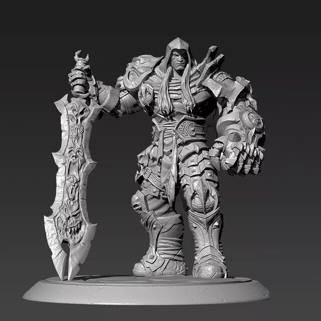 1/24 Resin Figure Model Kit Dark Blood Knight Warrior Unpainted Unassambled