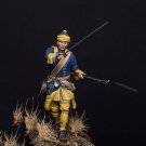 1/24 Resin Figure Model Kit Swedish Karolinska Infantry Soldier Unpainted