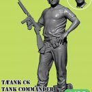 1/20 Resin Figure Model Kit US Soldier Tank Commander WWII Unpainted Unassambled