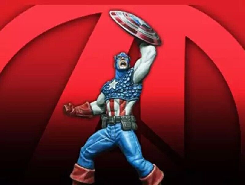 35mm Resin Figure Model Kit CAPTAIN AMERICA SuperHero Unassambled Unpainted