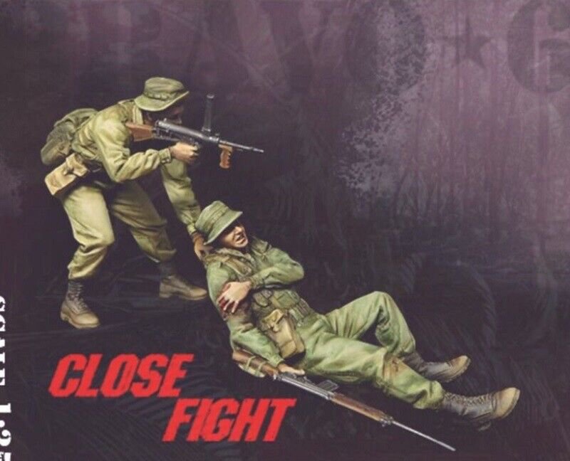 1/35 Resin Figure Model Kit US Soldiers Infantry Vietnam War Unpainted