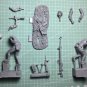 1/35 Resin Figure Model Kit Soviet Soldiers Machine Gunners WWII Unpainted