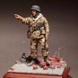 1/35 Resin Figure Model Kit German Infantry Soldier WWII WW2 Unapinted Unassambl