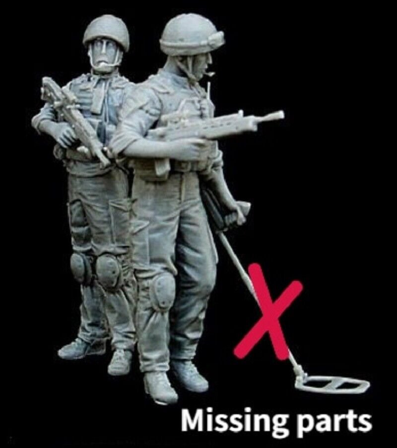 1/35 Resin Figure Model Kit Modern British Soldiers in Afghanistan Unpainted