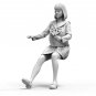 1/24 Resin Figure Model Kit Modern Japanese Girl Female (no car) Unpainted