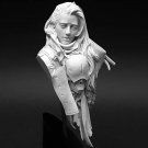 110mm BUST Resin Figure Model Kit Sexy Post Apocalypse Girl Unpainted Unassamble
