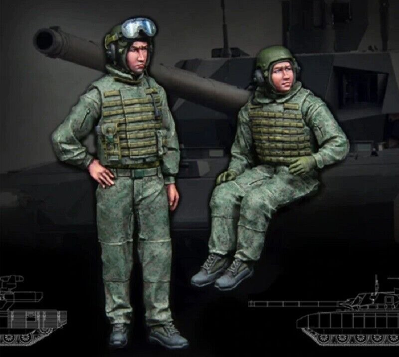1/35 Resin Figure Model Kit Modern Russian Soldiers Unpainted Unassambled