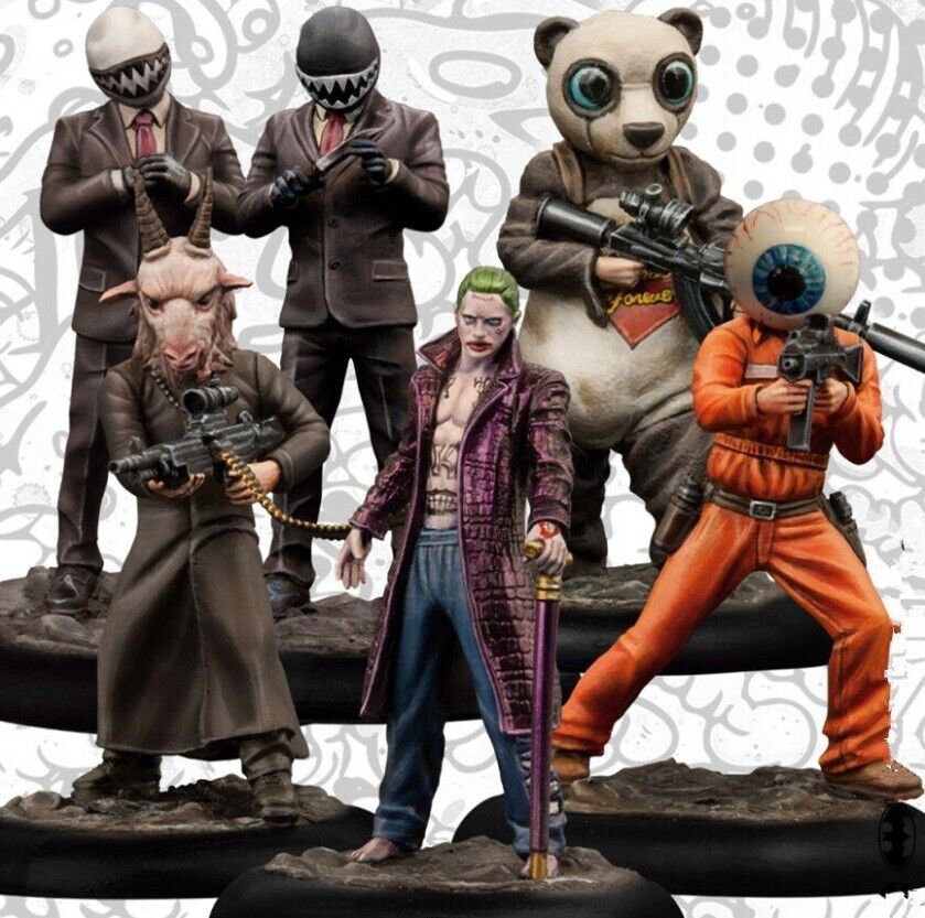 35mm Resin Figure Model Kit SuperHero The Joker and the Gotham Criminals Unpaint