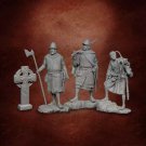 1/32 Set Resin Figure Model Kit Knights of the Middle Ages Warriors Unpainted