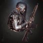 53mm BUST Resin Figure Model Kit Sexy Girl Soldier CyberPunk Unpainted Unassambl