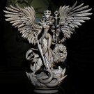 1/24 Resin Figure Model Kit Sexy Girl Angel of Justice Judge Fantasy Unpainted
