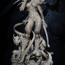 1/24 88mm Resin Figure Model Kit Sexy Girl Warrior Devil Demon Unpainted