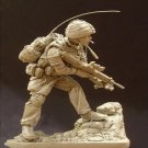 1/16 Resin Figure Model Kit British Soldier War in Afghanistan with Base Unpaint