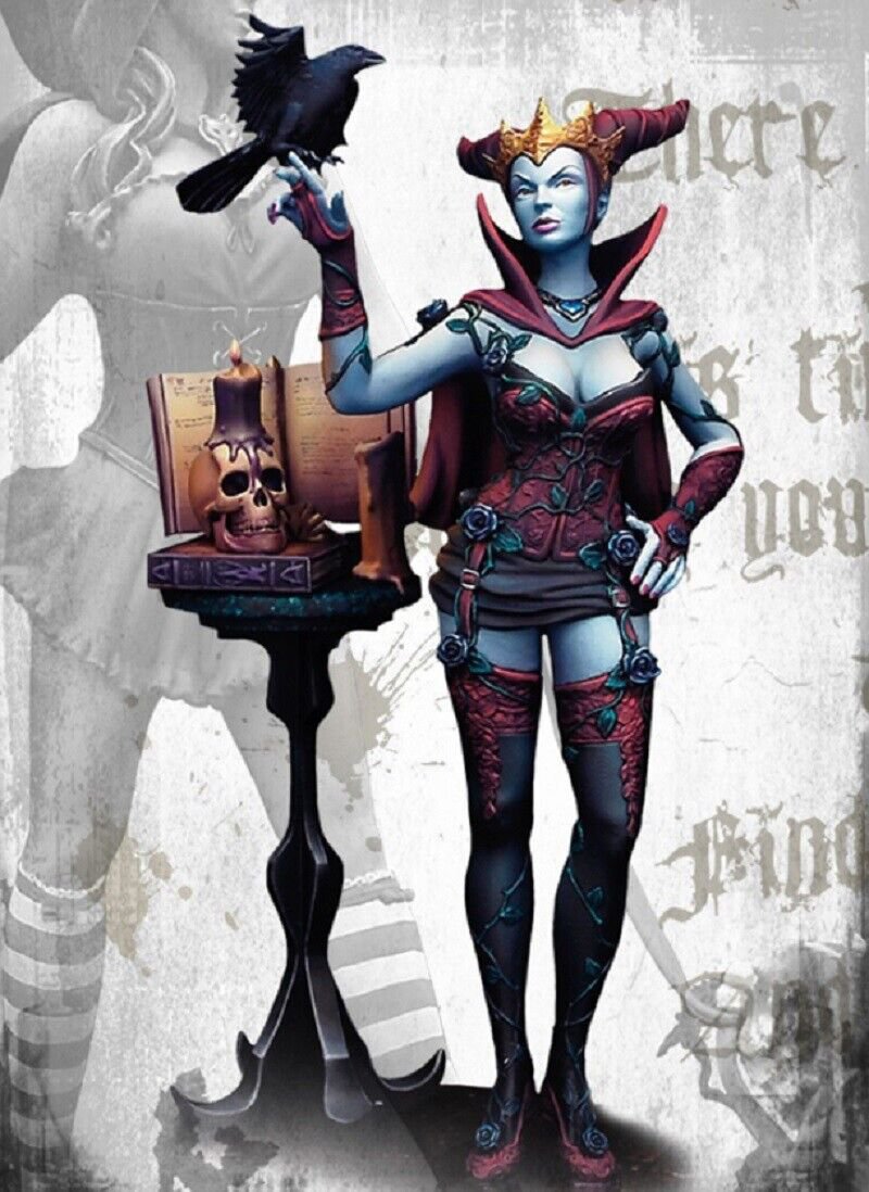 92mm Resin Figure Model Kit Sexy Girl Princess of Darkness Unpainted Unassambled