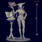 92mm Resin Figure Model Kit Sexy Girl Princess of Darkness Unpainted Unassambled