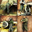 1/35 Resin Figure Model Kit US Army Tank Crew WWII Unpainted Unassambled