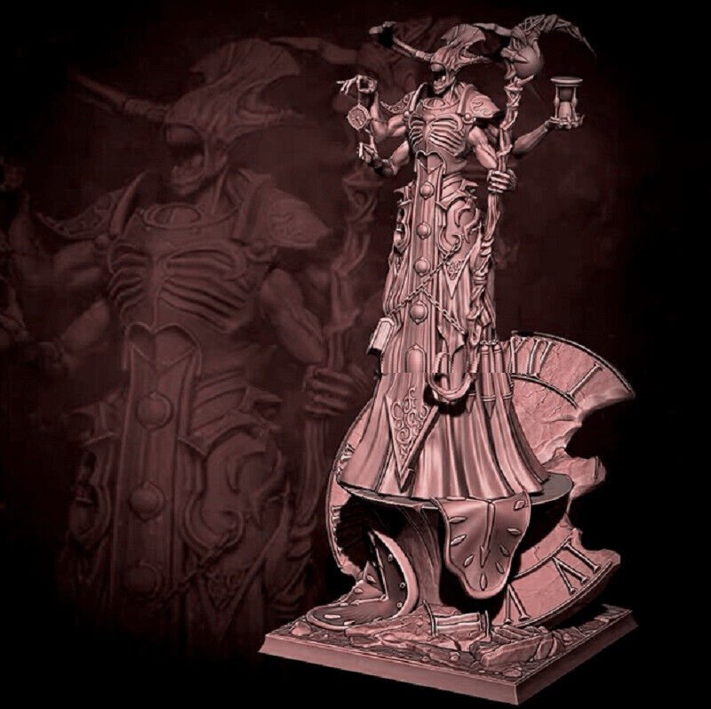 75mm Resin Figure Model Kit Demon Clockmaker Unpainted Unassambled