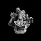 1/10 BUST Resin Model Kit Sexy Girl Female Witch Summon Demons Unpainted X0228