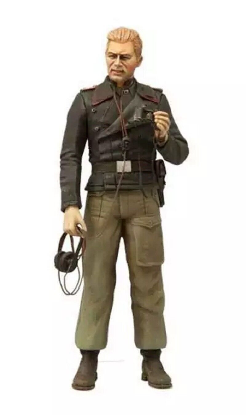 1/16 Resin Figure Model Kit German Soldier Tanker WWII WW2 Unpainted Unassambled