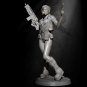1/24 75mm Resin Figure Model Kit Sexy Girl Female Shooter Bandit Unpainted