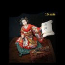 1/24 Resin Figure Model Kit Japanese Girl Geisha Unpainted Unassambled