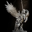 75mm Resin Figure Model Kit Knight Horseman Paladin Pegasus Unpainted Unassamble