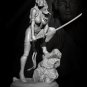 1/24 75mm Resin Figure Model Kit Sexy Girl Female Warrior Samurai Unpainted