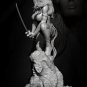 1/24 75mm Resin Figure Model Kit Sexy Girl Female Warrior Samurai Unpainted
